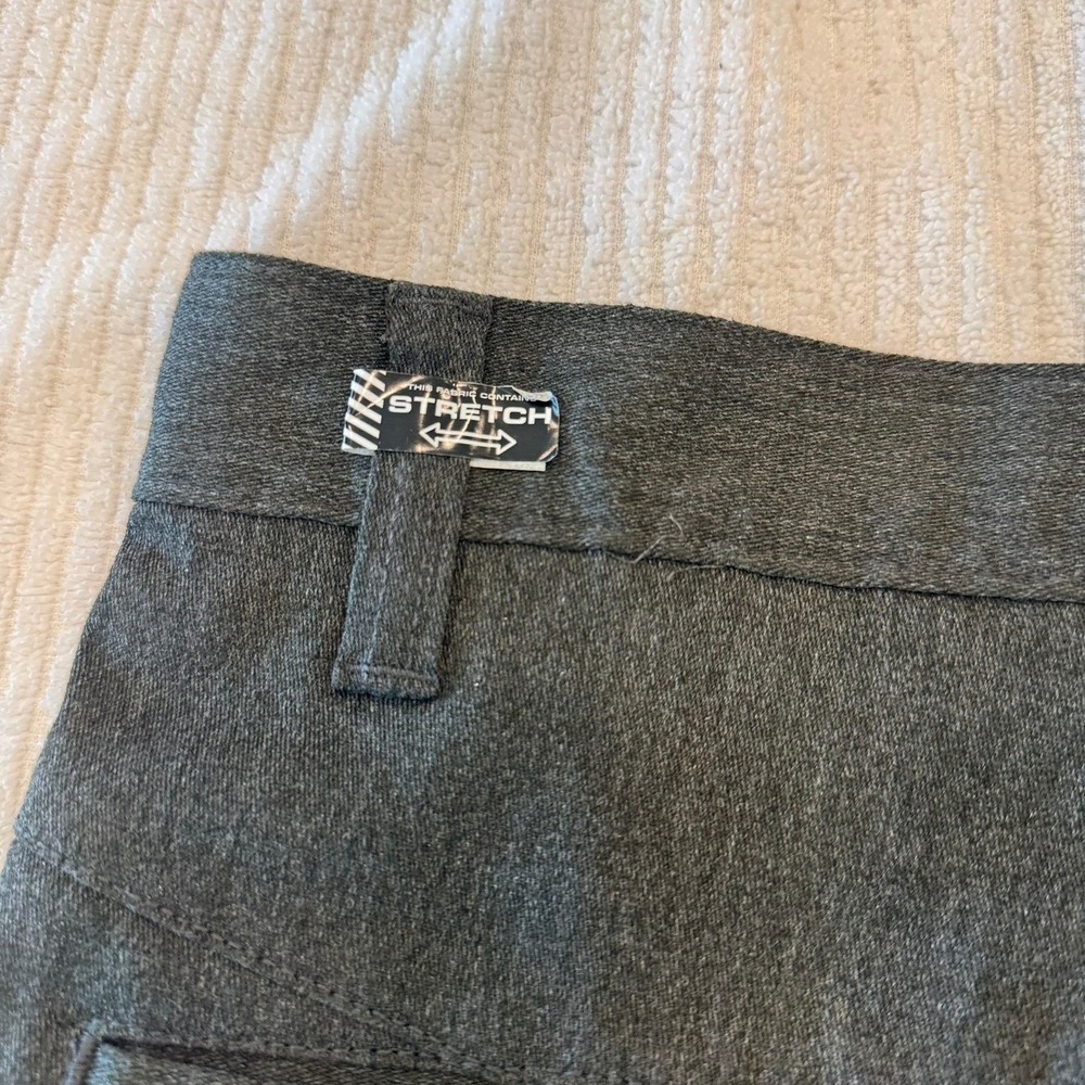 Volcom Mens Frickin Modern Fit Stretch Chino Shorts Charcoal Grey SZ 29 A09117V3 - Picture 4 of 9
